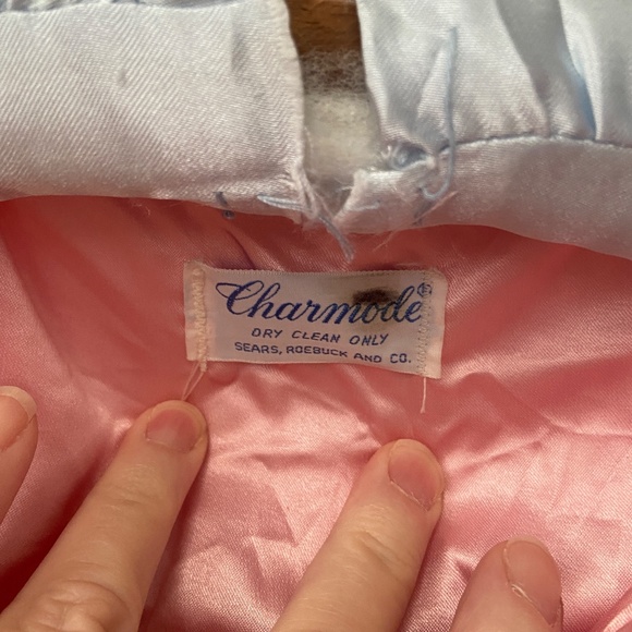 Vintage Charmode (by Sears, 1950s) pink coat women's S/M with pockets - Picture 6 of 10
